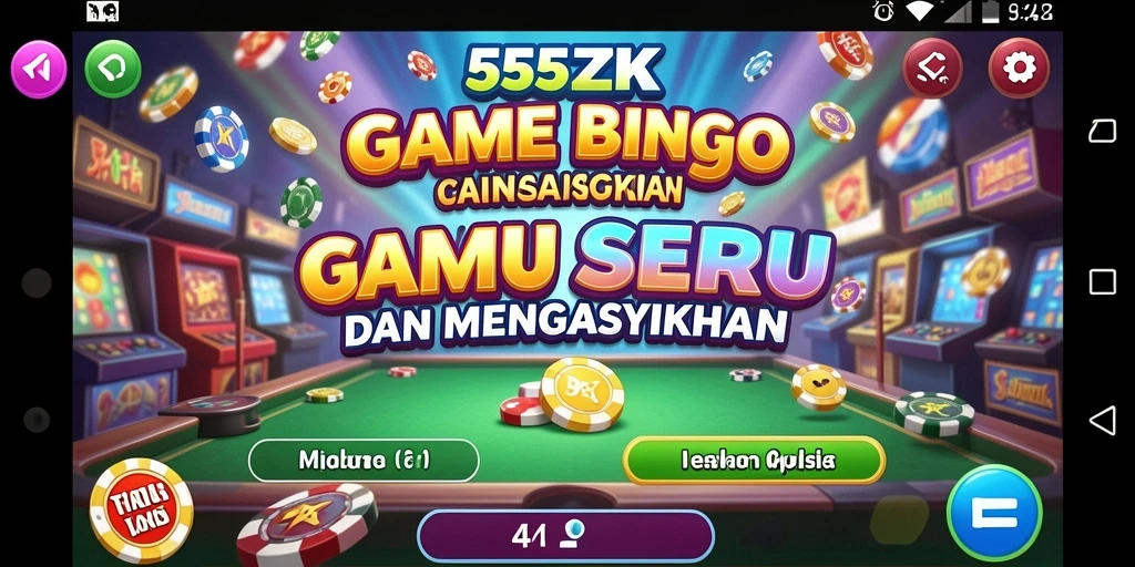 Screenshot gameplay 555ZK yang menunjukkan keseruan bermain Bingo.