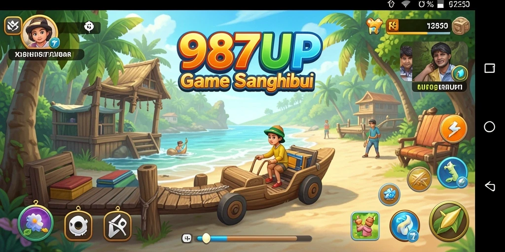 Tampilan gameplay <strong>987UP</strong> yang mengasyikkan dan penuh warna.