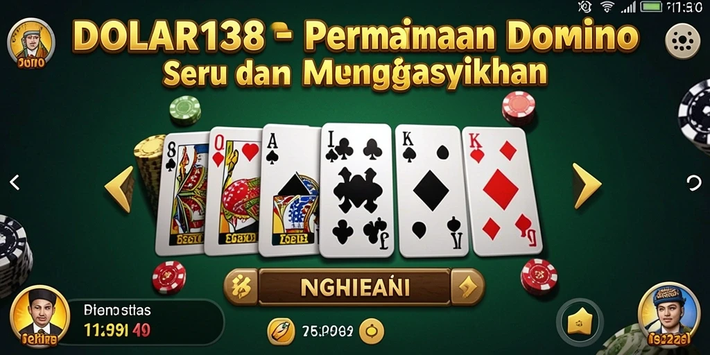 Tampilan gameplay Domino yang menegangkan dan penuh strategi.
