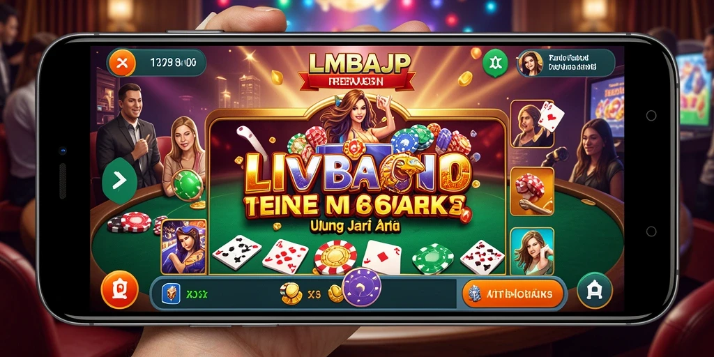 Tampilan menarik dari gameplay Live Casino di LMBAJP.