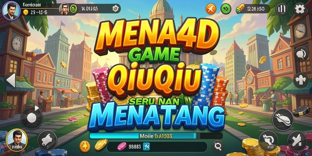Tampilan gameplay seru QiuQiu yang menantang dan interaktif.