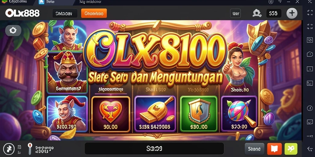 Tampilan gameplay slot yang menarik di OLX888.