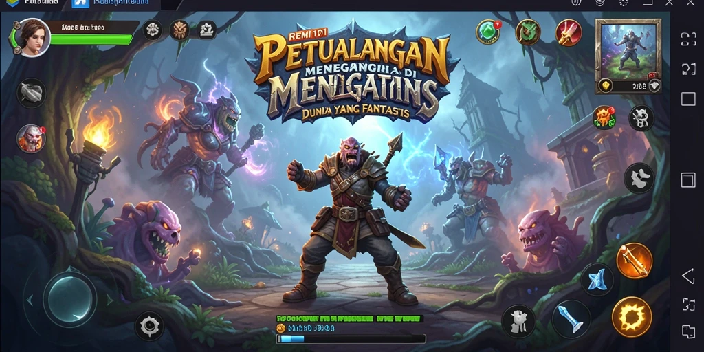 Tampilkan gameplay petualangan epik dengan berbagai tantangan hebat.