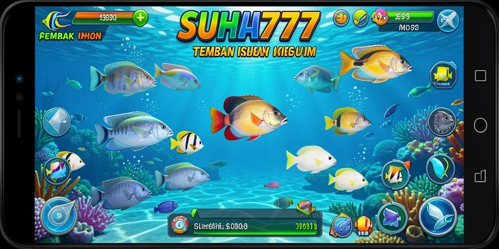 Tampilan gameplay Tembak Ikan yang seru di SUHU777.